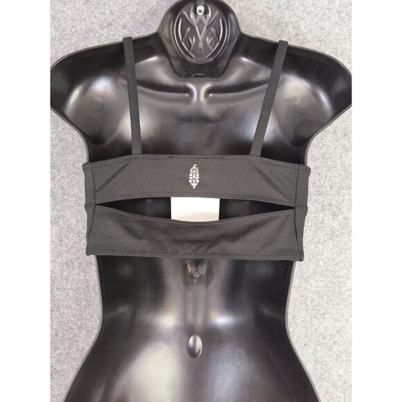 Free People Movement Sports Bra Womens Size M Black Athletic Run Yoga Sample - Picture 5 of 8